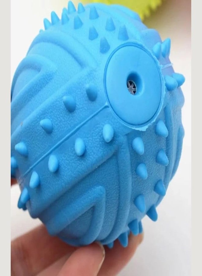 BohoBark Rubber Dog Ball Sound Dog Toys pet Interactive Toys Tough Dog Toys Dog Squeaky Toy Teething Ball for Dogs Dog Teeth Cleaning Toy Dental Dog Ball pet Toy Puppy with The Ball - Image 3
